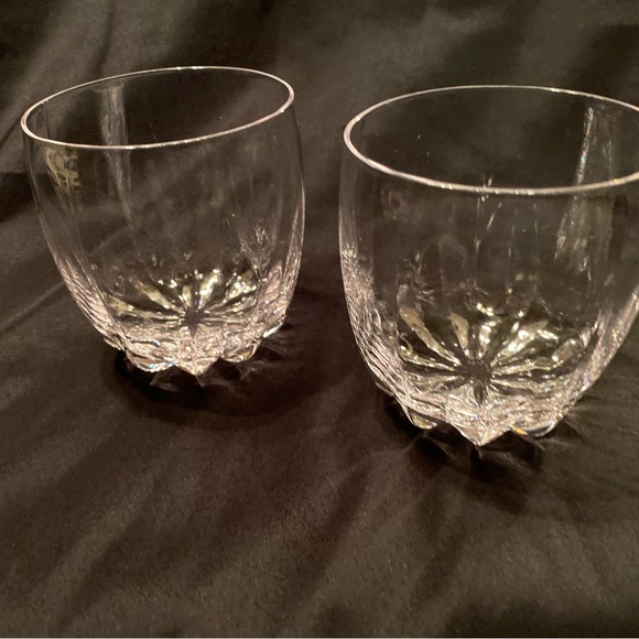 Gorgeous Double Old Fashioned Park Lane by MIKASA Glasses Set of 2 RARE - Picture 3 of 9